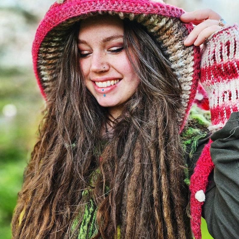 Crochet Mushroom Hood Pattern