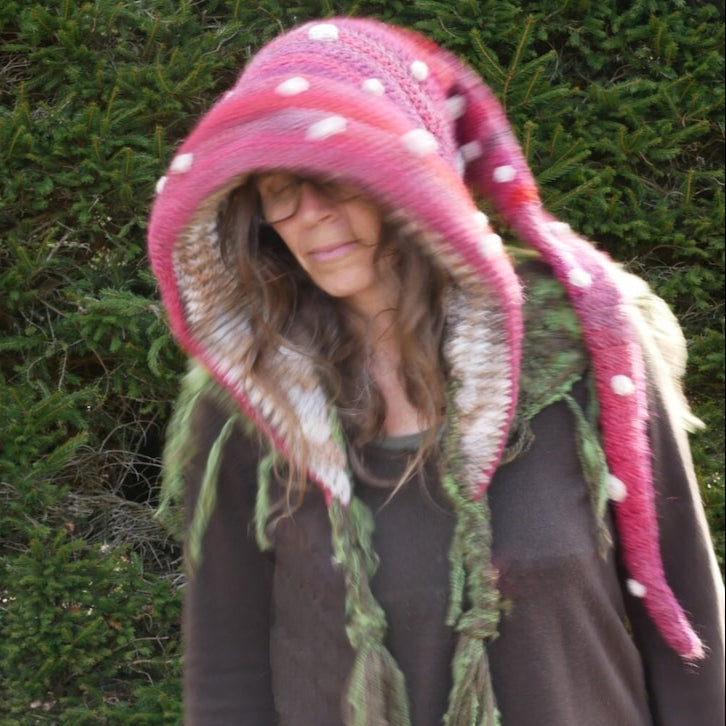 Crochet Mushroom Hood Pattern