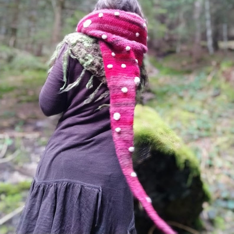 Crochet Mushroom Hood Pattern