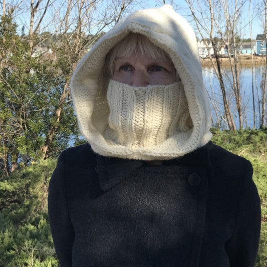 Alpine Frost Hoodie Cowl